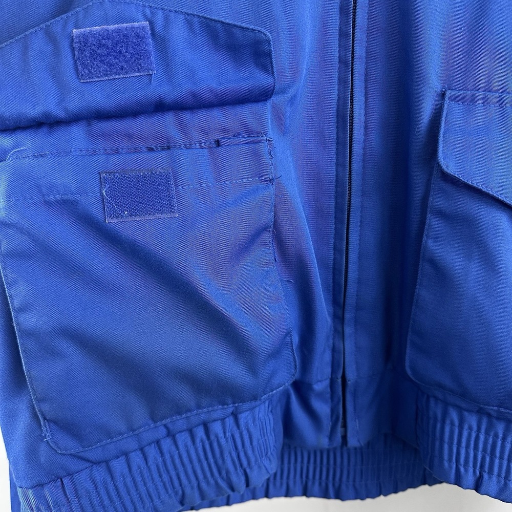Vintage 80s Grandpa Workwear Blue Tabi International Jacket‎ Bomber Men's Large - Picture 16 of 16